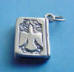 sterling silver holy bible charm