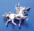 sterling silver unicorn charm
