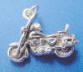 sterling silver motorcycle charm