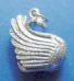 sterling silver swan charm