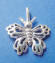 sterling silver butterfly charm