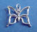 sterling silver butterfly charm