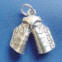 sterling silver cowboy chaps charm