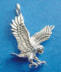 sterling silver eagle charm