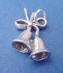 sterling silver bells charm