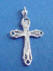 sterling silver cross charm