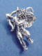 sterling silver cupid charm