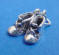 sterling silver baby booties charm