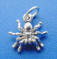 sterling silver spider charm