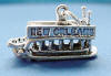 sterling silver 3-d new orleans riverboat charm