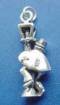 sterling silver chimney sweep dancing around a lamp post charm