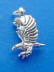 sterling silver eagle charm