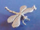 sterling silver dragonfly charm