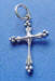 sterling silver cross charm