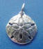 sterling silver sand dollar charm