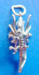 sterling silver dragon charm