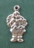 sterling silver santa charm