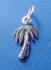 sterling silver petite palm tree charm