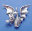 sterling silver dragon charm