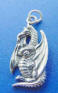 sterling silver dragon charm