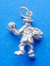 sterling silver clown charm