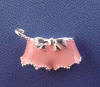 sterling silver 3-d thomas sabo pink enamel shorty charm