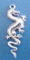 sterling silver dragon charm