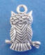 sterling silver owl charm