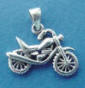 sterling silver motorcycle charm