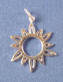 sterling silver sun charm