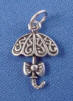 sterling silver karen hill tribe umbrella new orleans wedding cake pull charm