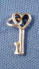 sterling silver key charm