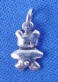 hill tribe silver teddy bear charm