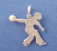 sterling silver bowler charm for redneck wedding cake charm