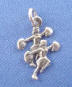 sterling silver cheerleaders wedding cake charm