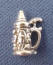 sterling silver beer stein charm