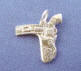 sterling silver gun in holster redneck wedding cake charm