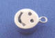 sterling silver smiley happy face charm