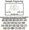 interlocking monogram font