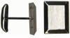 sterling silver rectangle cufflink