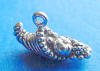 sterling silver cornucopia charm