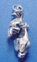 sterling silver rabbit charm