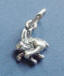 sterling silver rabbit charm