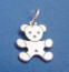 sterling silver teddy bear charm