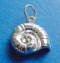 sterling silver seashell charm