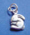 sterling silve rabbit charm