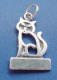 sterling silver cat charm
