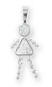 sterling silver april girl birthstone charm