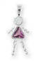 sterling silver february girl birthstone charm