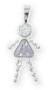 sterling silver june girl birthstone charm